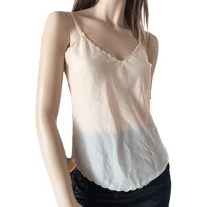 GEORGE Hatab Rayon Blend Crepe Camisole Cami Nude Vintage with tags